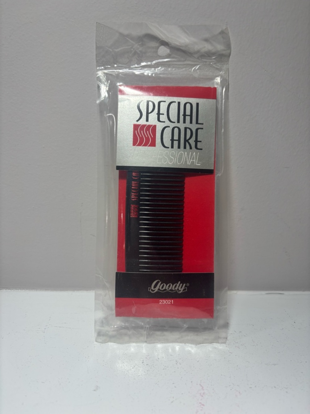 Goody Special Care Vintage 1996 Black Comb Professional Grooming 23021